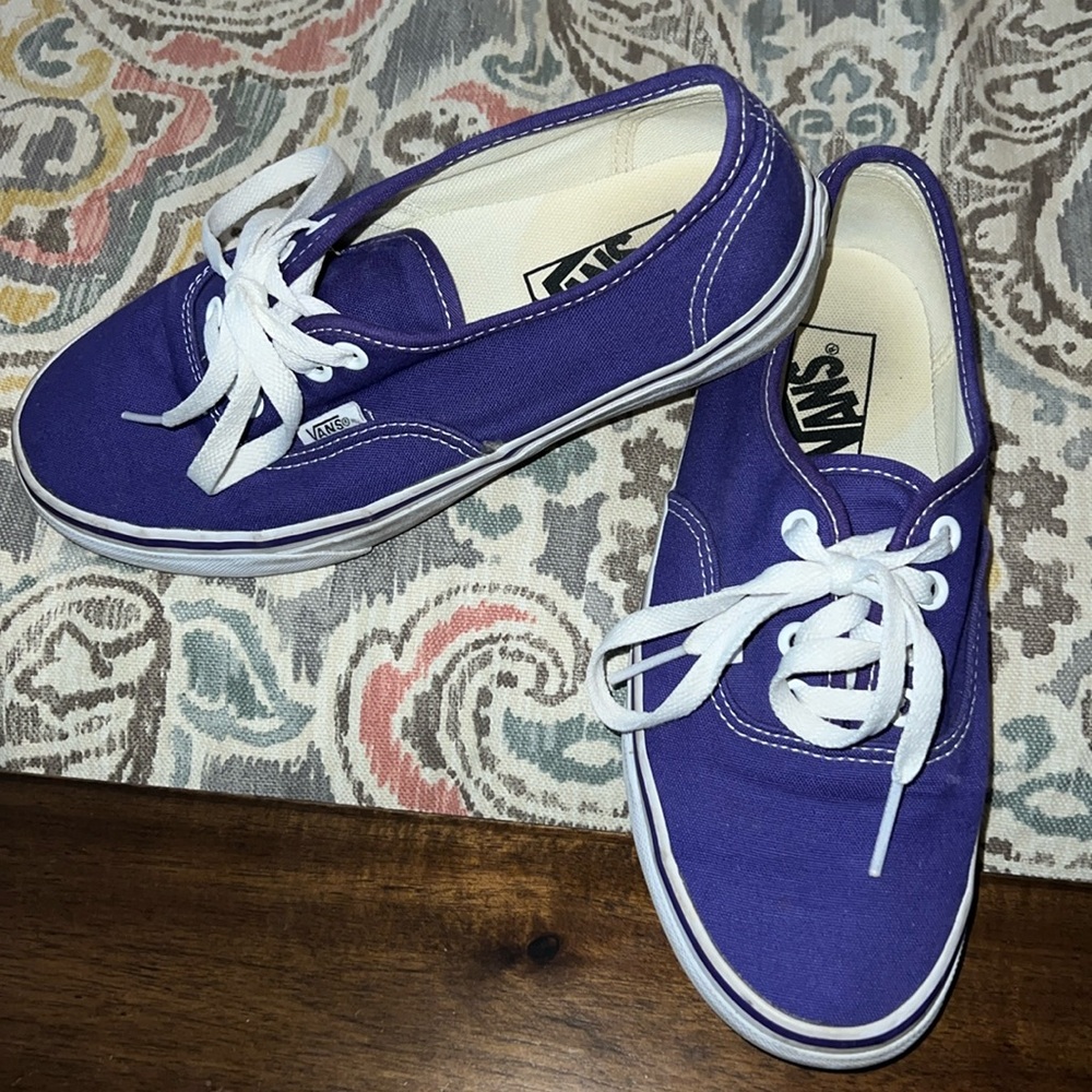 Purple Van Sneakers Size 7